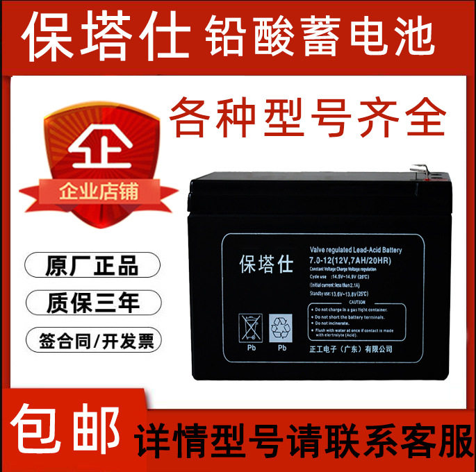 保塔仕蓄电池12V-100AHUPS电源EPS应急电源直流免维护蓄电池更换