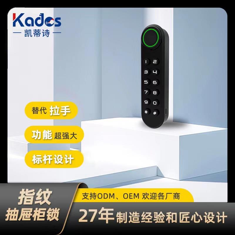 密码抽屉指纹锁家用储物铁皮更衣柜电子锁passwordlock