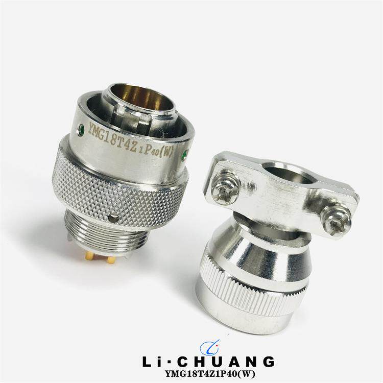 西安骊创4芯航空接插件YMA24T4K1D1YMA24F4Z1D1防水圆形连接器