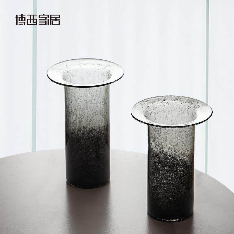 博西家居彩色水墨直筒柱状水培玻璃花瓶样板间花器软装饰品,纺织面料/辅料/配套,纺织机械配件,淘宝优惠券,粉丝福利购,淘宝优惠卷