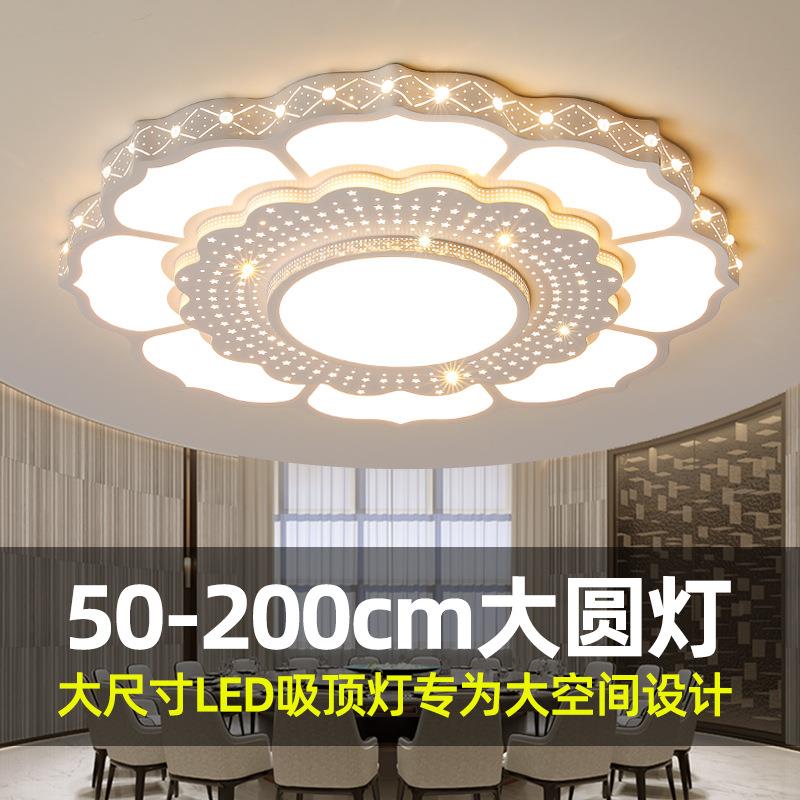 2025新款客厅大灯LED卧室吸顶灯圆形大尺寸中山灯具大全轻奢主灯