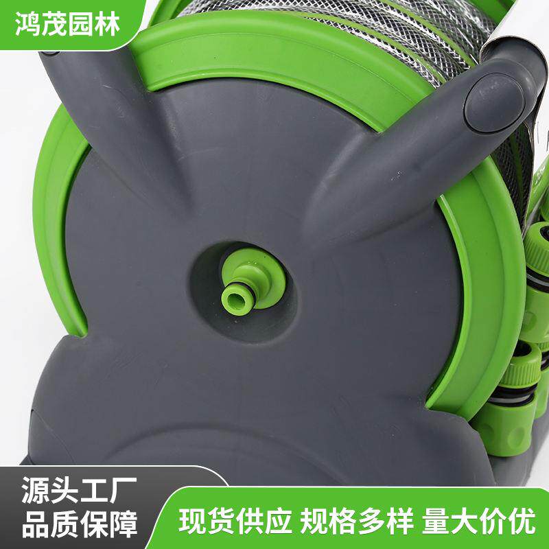 院壁挂式收纳储洗藏架迷USF你花园水管庭架手提式车软型管整理架