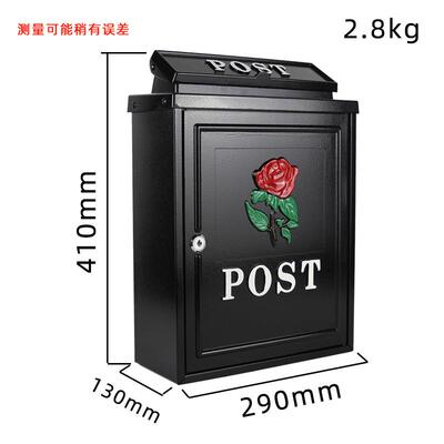 厂家园直销欧式英式民别墅信箱AIF室外户防壁雨挂箱邮筒田创意宿