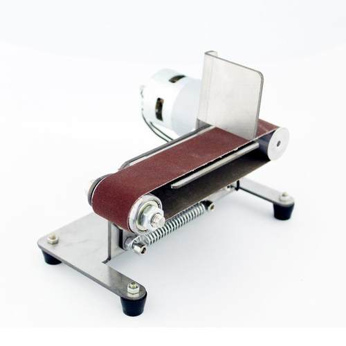 微型小型迷你砂I带DY抛光机木工磨机打定角USG磨刀开刃机机家用台