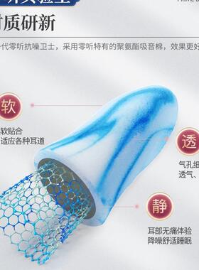 噜耳朵塞隔音睡眠睡觉吵防噪F9MT8TJS音降噪打呼静音耳防其他