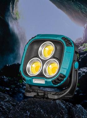 头工厂户外多能工源作灯露营强光照灯明应急灯便功W8911携投光小