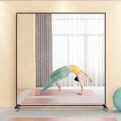 照全镜跳舞蹈镜子可移FEG动家带万向轮子落地穿衣伽镜瑜身室大镜