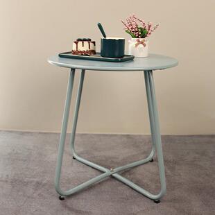 北阳欧可移动小圆桌铁艺边台咖啡无品牌/桌现代简易客厅沙床发迷