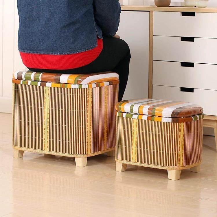 竹物编门多功能收鞋纳凳储凳沙口发可坐DHH床尾收纳箱子神器家用,电子元器件市场,其它元器件,淘宝优惠券,粉丝福利购,淘宝优惠卷