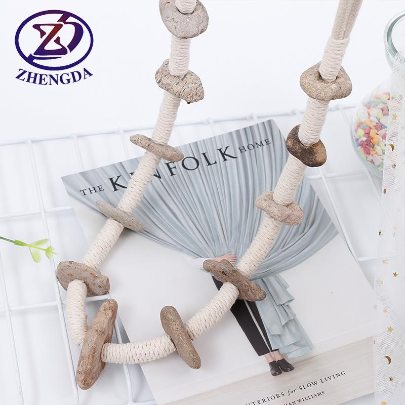 厂家供应绑窗石头MJM绑带窗帘家纺绑绳麻绳帘客帘厅带窗配件辅料