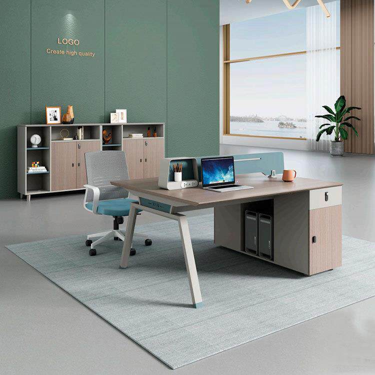 员工公桌椅组4MG-GH-11位公司写字楼创意职员办6人合高端办公桌人