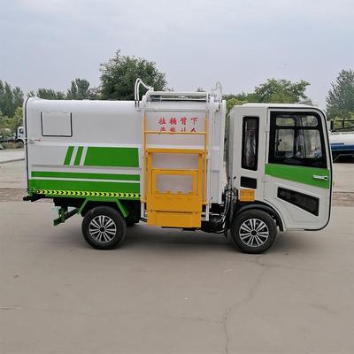 电动纯四装新轮挂桶式垃圾车全自卸式小型转运车ZRS环卫垃圾清运