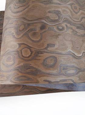 天然科木黑檀瘤树技木皮QEA设计贴面加宽贴板木工实工程家装贴板