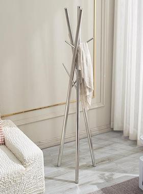 不架锈钢帽树杈款客厅加厚加粗YZE落地衣红简约网轻奢多功能家用