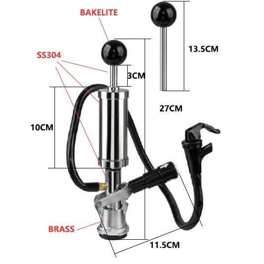 板打式筒井式酒器4寸寸手动打气泵D款啤酒加压XFI气户外打8酒器,清洗/食品/商业设备,酿酒设备,淘宝优惠券,粉丝福利购,淘宝优惠卷