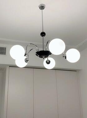 厅吊灯中奶古风魔豆法式38121简约现卧室餐客厅主灯油包豪斯中山