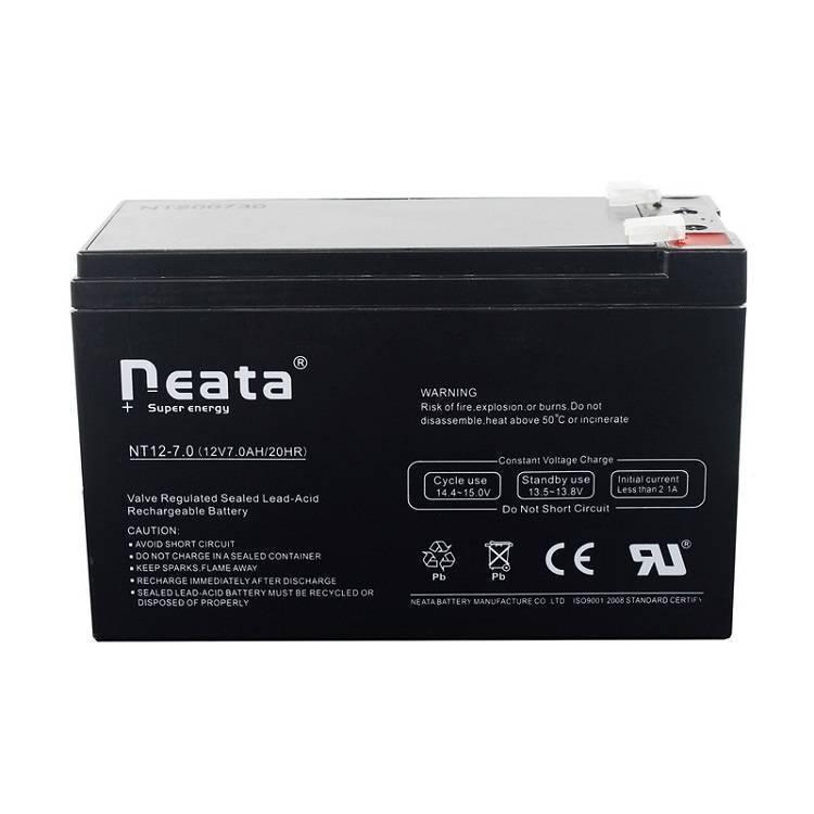 NEATA能特蓄电池NT12-7 12V7AH直流屏柜UPS电源专用