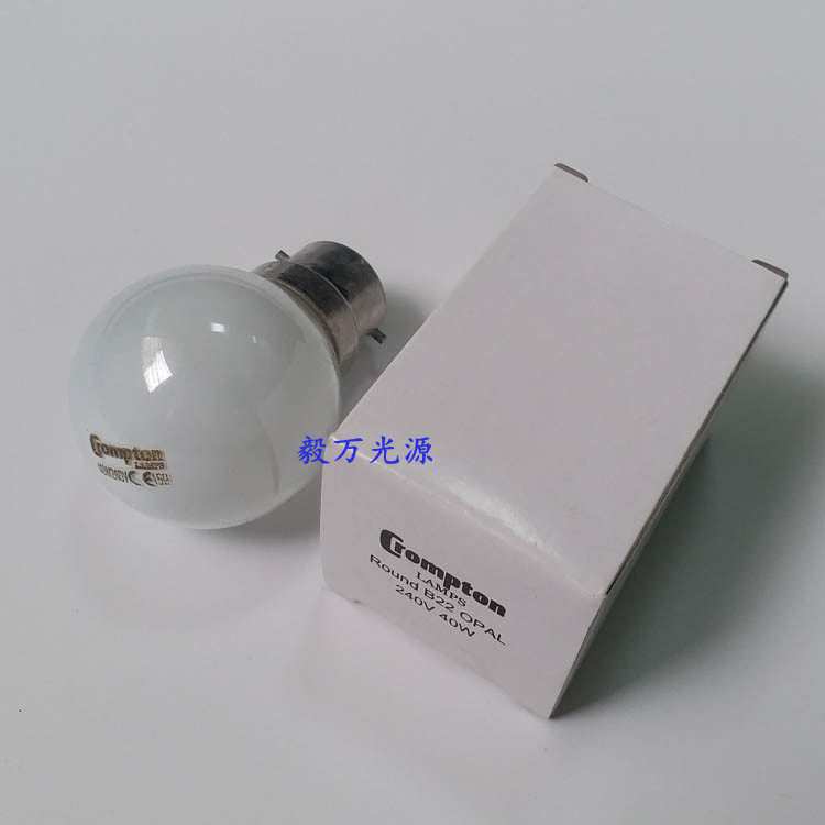CromptonF光源灯泡A/F对色灯泡240V/40W卡口标准对色光源箱用