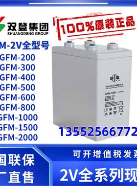 双登蓄电池GFM-500/2V200AH2V300AH2V500AH2V800AH1000AH通信船舶