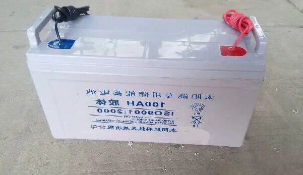 新型太阳能蓄电池12v100ah路灯引线胶体电池12v100ah