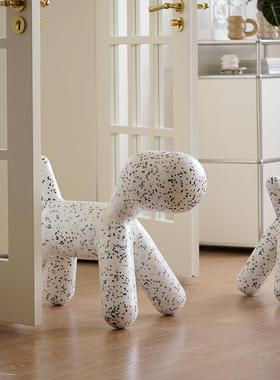 创意小狗椅料卡通玩具幼儿园家用客厅坐凳摆件道具塑料动物儿童椅