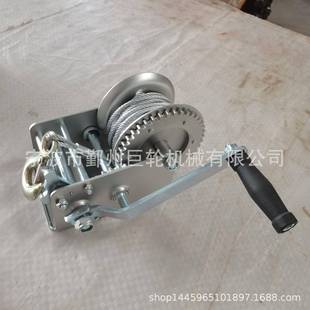 手动绞盘绞车销售2500LBS钢丝款 多规格拖车绞盘