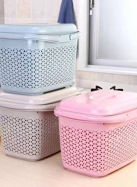 用手提式事塑料超市购物篮家双层厚买特F966ST7M菜水果零食收纳野