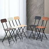 折椅代简现约用餐桌凳户外便携式 办公培训 靠背餐家椅见详情叠时尚