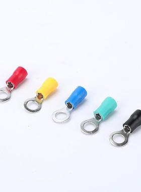 RV2-5S冷压线端子接圆形O型端头预缘铜OSI鼻子1000绝只