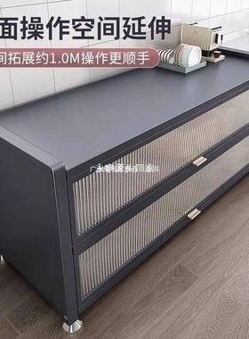 餐SGV农边柜茶柜水柜边柜村厨房碗柜客厅柜餐边柜橱岩板茶吧柜储