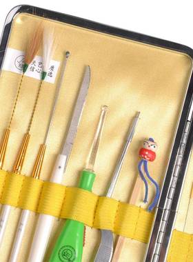 天VWD艺采品18件工精具套装儿童发光耳掏耳朵专业耳勺挖鹅毛棒头