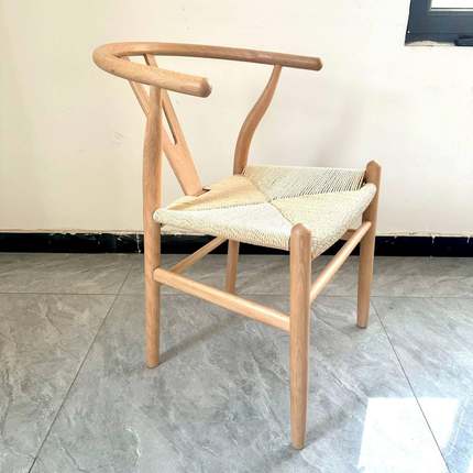 Y椅全实木欧餐现代简约家用日餐椅式休闲北00603咖啡厅酒店厅靠背