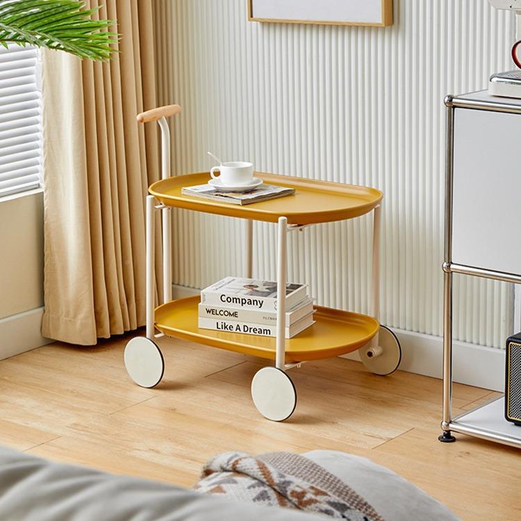 沙发油边几可移动厅茶几小YX556车置物架奶风北欧小户推型卧室客