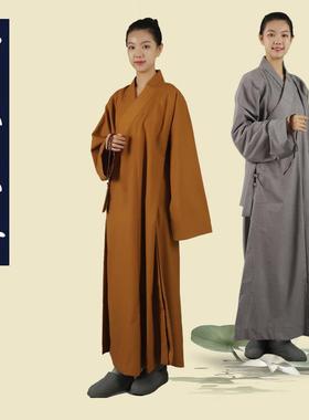 僧僧服修出家人大褂长褂和尚尼衣姑禅-衣长衫短褂套装男女衣罗汉