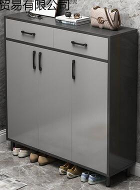 鞋20楼25新款爆家用门口玄关柜入户柜道外大容量网红MRQ置款物架