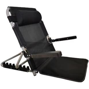 床上用靠背椅子可调节折叠懒人沙发躺椅老人卧床上靠背垫支撑架椅