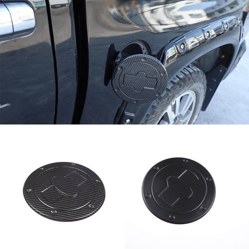 深圳欧创适用于07-21款丰田坦途油箱盖保护贴ABS碳纤纹1件套