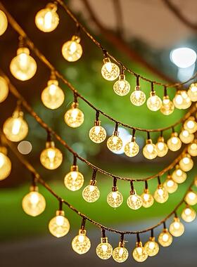 A7M(23Ft)SolarLightStringWith50leds.The太阳能灯串