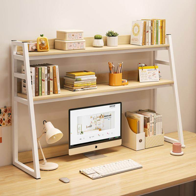 书桌收纳置物架桌面书架桌上梯形架子电脑桌放桌子上的学生展示架
