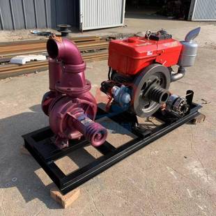 大流量灌溉水泵6寸柴油抽水泵580立方内涝排水污水泵