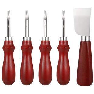 手缝套装 手动工具 皮革工艺套餐手艺皮具皮艺工具5Pcs纸盒包装