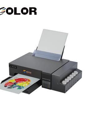 小型DTF打印机适合欧美个性制做智能定时循环DTFL8050白墨打印机