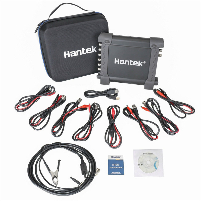 新款Hantek1008c 汽车诊断仪8通道示波器+信号发生器 USB示波器