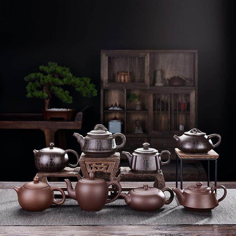 新款仿古宜兴紫砂壶紫泥茶壶泡茶壶单壶泡茶工具办公会客厅陶瓷壶,鲜花速递/花卉仿真/绿植园艺,割草机/草坪机,淘宝优惠券,粉丝福利购,淘宝优惠卷