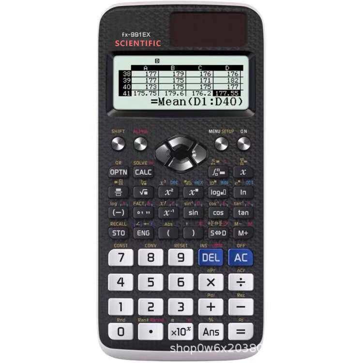 991EX多功能函数计算器552种功能复数统计基数矩阵向量解方程
