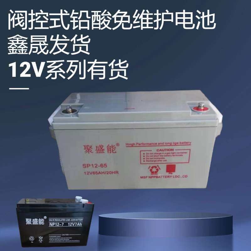 新聚盛能免维护铅酸蓄电池12V100AH 6-FM-65 200AH 150AH 38AH24A