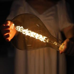 ∂工业风装饰吊灯大灯泡氛围灯宴会厅布置咖啡馆民宿酒吧网红打卡