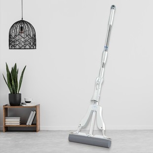 明朗星 速拖净胶棉海绵免手洗吸水地拖把懒人对折挤水干湿两用