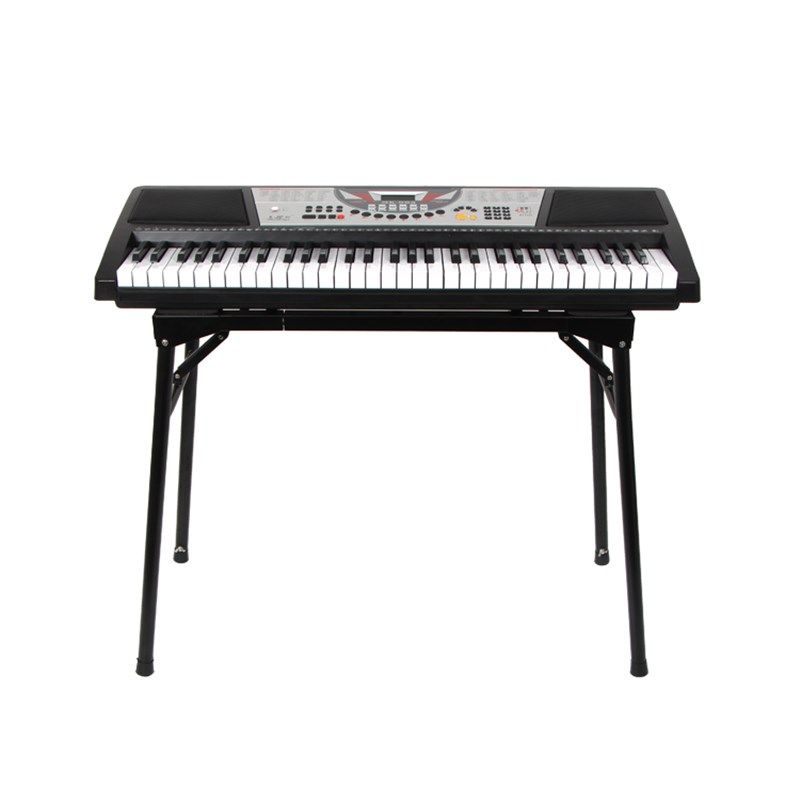 电钢琴架88键61键电子琴架通用键盘支架双层便携折叠钢琴架子家用