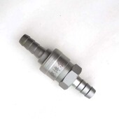 插管大风炮接头大流速母插头直通耐高压气管老鼠尾3分4分快速接头